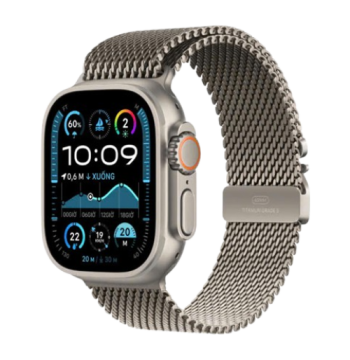 Apple Watch Ultra 2 LTE 49mm Viền Titanium Dây Milan