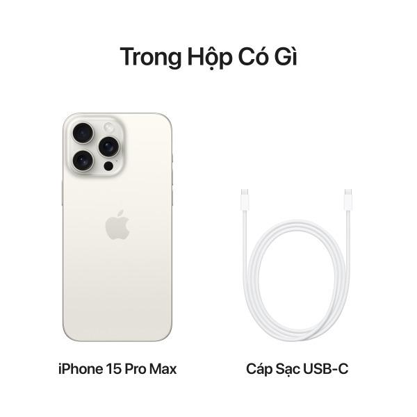 iPhone 15 Promax  256gb likenew LLA - Titan Đen