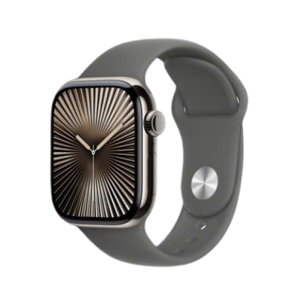 Apple Watch S10 46mm Viền Titan Dây Cao Su 