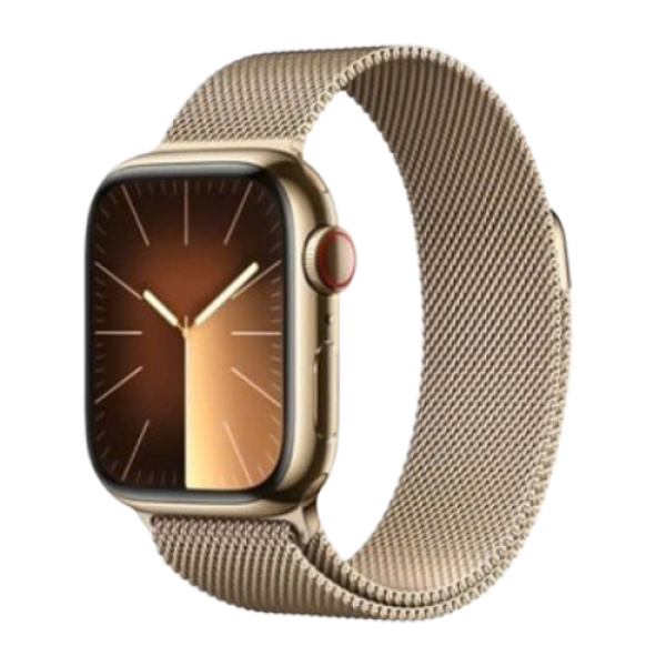 Apple Watch S9 45mm viền thép dây thép 